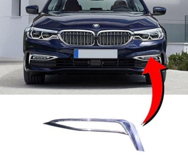 Накладка бампера ліва хром 5 g30 g31 BMW 51117385283