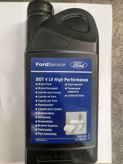 Тормозная жидкость lv high perfomance dot4, 1л FORD 1847947