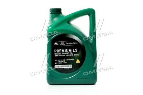 Олива Моторна Prem Ls Diesel 5W30 Ch-4 (6L) Напівсинтетика Acea B3|A3 / Api Ch-4 Hyundai/Kia/Mobis 0520000611