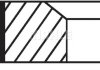 Кільця поршневі на 1 циліндр, STD. MAHLE / KNECHT 02814N0 (фото 1)