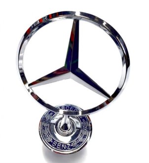 Емблема капота Зірка "mercedes" на капот mercedes c w124 / e w210 / w211 / s w220 MERCEDES-BENZ A2108800186