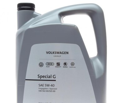 Олива моторна Special G 5W40 (5,0л) 502.00\505.00 VAG GS55502M4