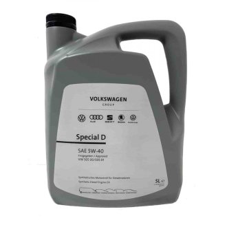 Олива моторна Special D SAE 5W40 (5 Liter) VAG GS55505M4